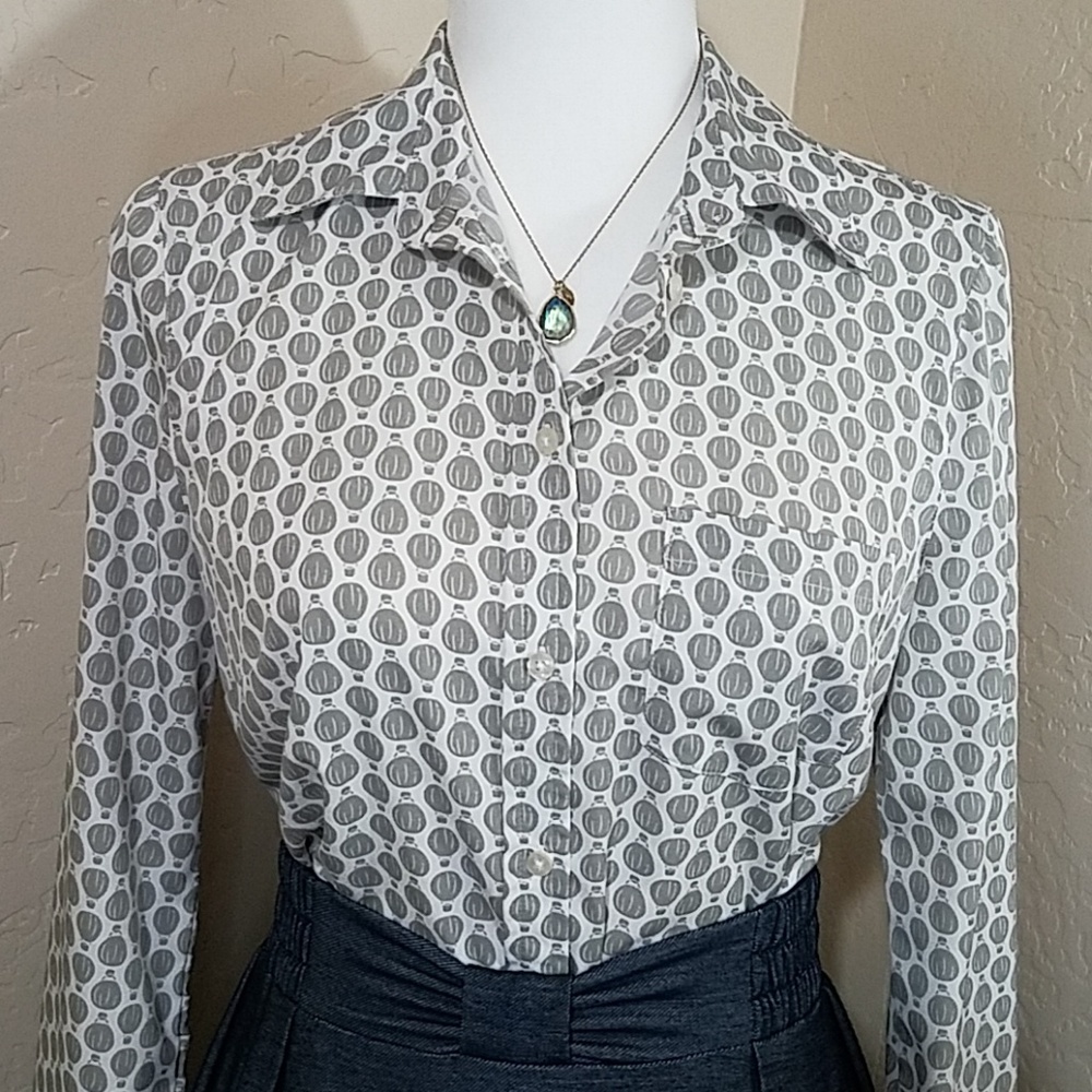 Merona Hot Air Balloon Button Up Shirt